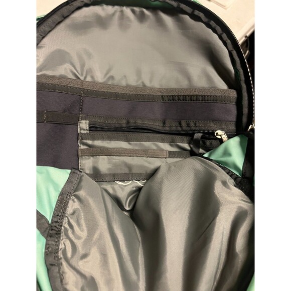 The North Face Borealis Backpack Monogrammed Mint Green Gray FlexVent - Picture 8 of 9